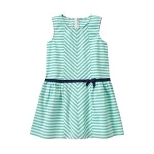 NWT Gymboree dress Girls Size 5 spearmint white striped Picture Day NEW